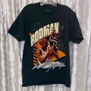 Rodman Apparel Dennis Rodman “The Worm” Graphic Tee Men’s Size Medium 🔥 YB6